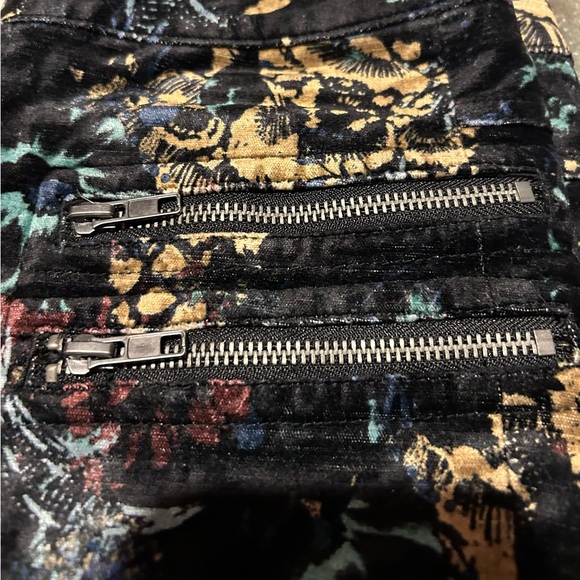 Free people velvet graphic pants size zero - Picture 3 of 9